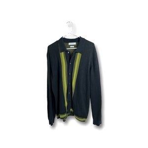 Blue green and black cardigan from urban outfitters